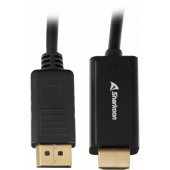 Displayport 1.2 to HDMI 4K 3 m Black