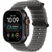49mm Translucent Black Ocean Band Extension Black Titanium Finish