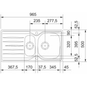 LIX 651 (965x500mm) + 101.0010.866/ 112.0006.263