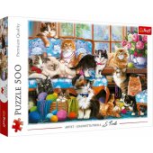 Trefl dėlionė, 500 detalių, Cat family