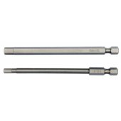 Yato Końcówki wkrętakowe Hex tamperproof 4x100mm 6x100mm 1/ 4 2szt. (Y