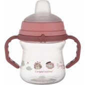 Cup with Silicone Spout FirstCup BONJOUR PARIS 6m+ 150ml 56/ 612 Pink