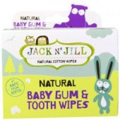 Jack NJill natūralios kūdikių dantenų valymo servetėlės, 25 vnt.