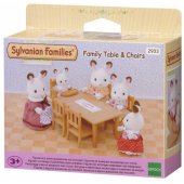 _6918939 Epoch Sylvanian Families valgomojo komplektas, stalas ir kėdės