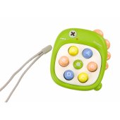 Arcade Game Whack A Mole Letters Dinosaur Green
