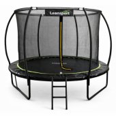 Garden Trampoline with Inner Net Black/ Green 252cm