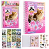 Cat Meme Sticker Book – 800 Glossy & Matte Stickers
