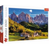 Dėlionė - 1500 - Val di Funes, Dolomites, Italy Trefl 26163