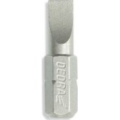 Dedra plokščio atsuktuvo antgaliai SL6.5x25mm, 3 vnt. lizdinėje pakuotėje (18A00SL65