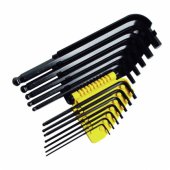 Stanley Zestaw kluczy imbusowych hex typ L 1/ 16-5/ 16" z kulką 12szt. (