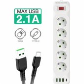 F25U USB/ USB-C 2m Black