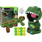Arcade Game Shooting Dinosaur Green Ball Gun