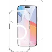 "360° Premium Protection Set for iPhone 16 Pro Max" Transparent