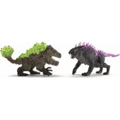 Schleich Eldrador Creatures Shadow Lynx vs. Rockbreaker