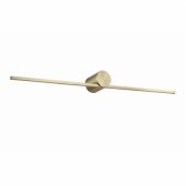 WALL LED LIGHT MODERN SLIM L IP44 GOLD