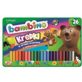 St. Majewski Kredki Bambino 26szt. w metalowym opakowaniu