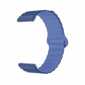 20 mm universali magnetinė silikoninė apyrankė, mėlyna