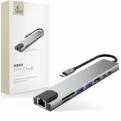 HB09 8 viename USB šakotuvas 100W