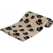 Trixie Blanket 100x70 cm beige with black paws