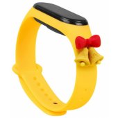 Xiaomi Mi Band 5/ 6 geltoni kalėdiniai varpeliai