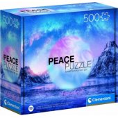 Clementoni dėlionė 500 Peace Collection šviesiai mėlyna
