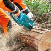 Makita cordless chainsaw UC012GZ XGT, 40 volts, electric chainsaw (blu