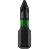 Dedra Pozidriv PZ3x25mm smūginio suktuvo antgaliai, 2 vnt. lizdinėje pakuotėje