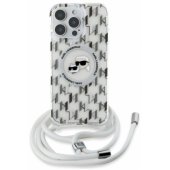 IML Crossbody monograminis Karl ir Choupette Head MagSafe iPhone 16 Pro