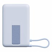 "Magnetic Power Bank with Built-in Stand 10000mAh", mėlyna