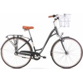 Art Deco Classic with front basket 2025 Gray (L)