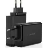 PD6005 GaN 140W 4 prievadai (2x USB C, 2x USB) juodas