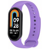 Silikoninis dirželis Xiaomi Mi Band 8 / 9 / 10, violetinis