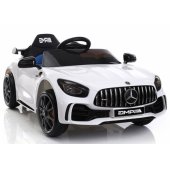 Mercedes GTR elektrinis automobilis - baltas