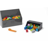 LEGO brick shovel set of 2, storage box (red)