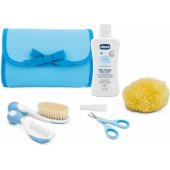 Chicco mėlynas higienos reikmenų rinkinys