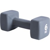 Neoprene Coated Dumbbells 6kg Gray