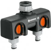 Gardena dvigubas skirstytuvas G3 / 4 ", G1" (8193-20)