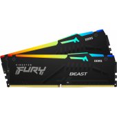 Fury Beast RGB Black 2x32GB DDR5 5200MHz DIMM KF552C40BBAK2-64