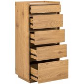 SACHA 50x40xH109cm Melamine with Oak Bark