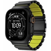 Stratos Band Apple Watch 49mm Black Titanium-Volt FKM