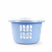 LA00000174CRNEU7 Set Of 2 Laundry Basket 30L, White