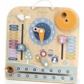 Viga Toys Drewniany Kalendarz i Zegar