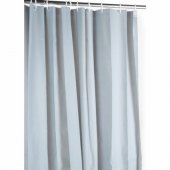 LA028268LGRYUFFEU7 Antibac Shower Curtain Gray