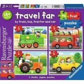 4 viename dėlionė Travel Far, 2-3-4-5