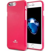 Jelly dėklas, skirtas iPhone 13, ryškiai rožinis