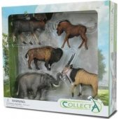 Collecta 5 laukinių gyvūnų rinkinys pakuotėje 89674 COLLECTA