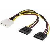 Molex to 2 SATA Power Splitter