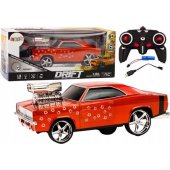 Remote Control Car 1:18 Drift 360 Lights Sounds Red