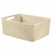 BASKET JUTE WHITE 245371 12L