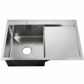 Kitchen sink NT 780x510x200mm left surface